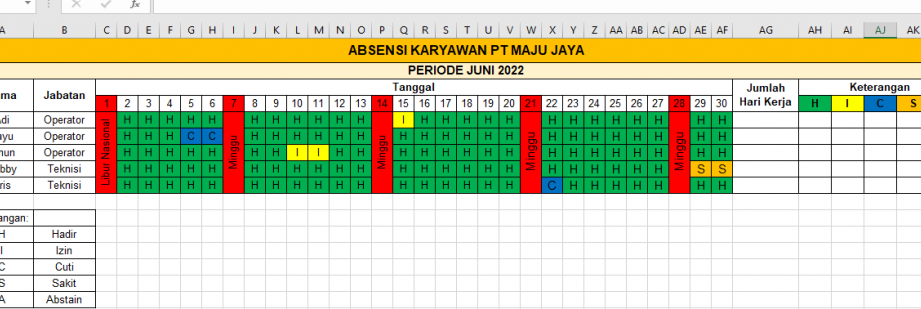 Buat Absensi Karyawan Di Excel Dengan Mudah: Tutorial Lengkap! 5 buat absensi karyawan di excel dengan mudah tutorial lengkap