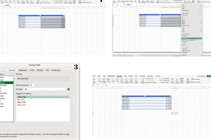 Cara Menambahkan Simbol Rupiah Pada Excel: Representasi Keuangan Yang Tepat! 5 cara menambahkan simbol rupiah pada excel representasi keuangan yang tepat