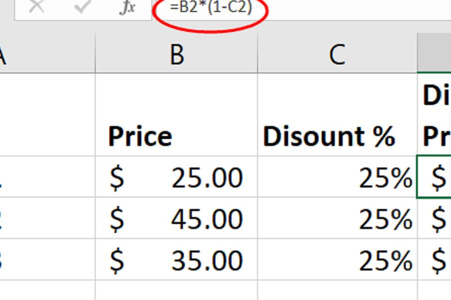 Formula Diskon Di Excel: Cara Hemat Yang Pintar! 1 formula diskon di excel cara hemat yang pintar