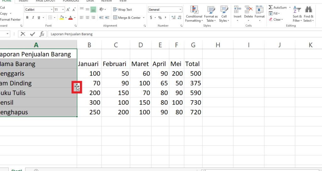 Garis Panduan Penggunaan Excel: Tingkatkan Kefasihan Anda! 1 garis panduan penggunaan excel tingkatkan kefasihan anda