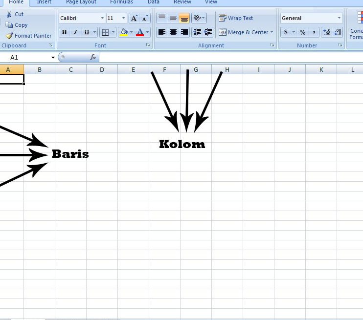 Menemukan Interseksi Baris Dan Kolom Dengan Microsoft Excel! 1 menemukan interseksi baris dan kolom dengan microsoft