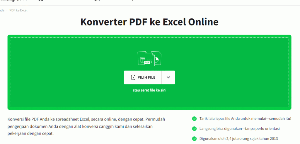PDF To Excel Online: Solusi Cepat Tanpa Software Tambahan! 1 pdf to excel online solusi cepat tanpa software tambahan