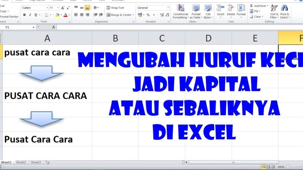 Ubah Huruf Menjadi Kapital Di Excel: Tip Cepat Dan Mudah! 1 ubah huruf menjadi kapital di excel tip cepat dan mudah