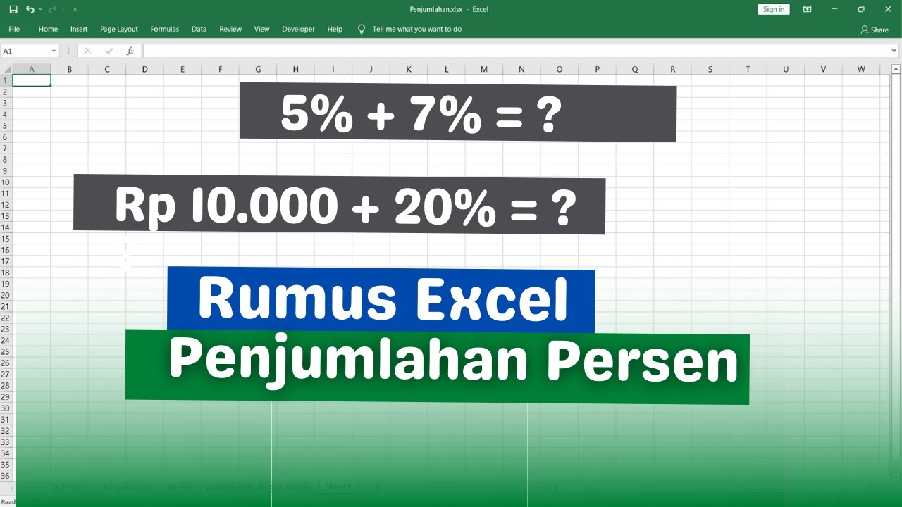 Cara Menambah Persentase Di Excel: Analisis Kenaikan Data! 8
