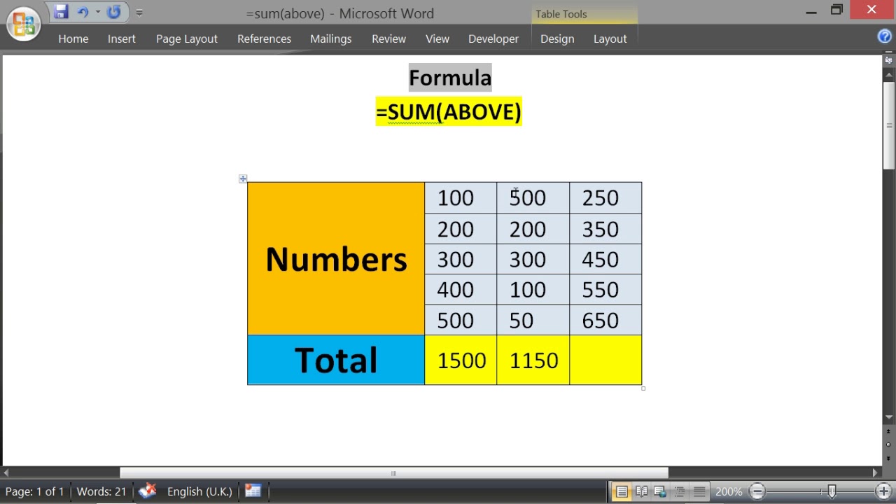 Penjumlahan Horizontal Di Excel: Trik Rumus Ke Samping! 9