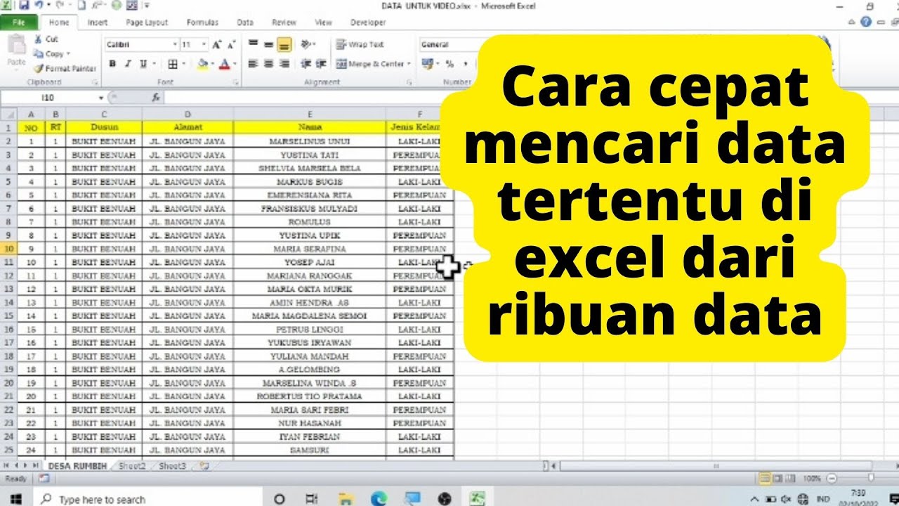 Cara Menghitung Umur Dalam Excel: Hitung Tahun Dengan Cepat! 7 4 hq720