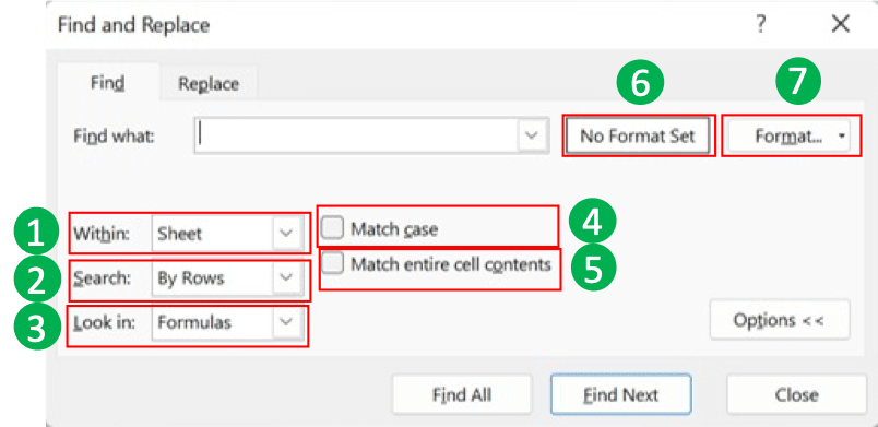 Shortcut Excel: Simpan Workbook Anda Dengan Pintasan Ini! 7 dialog box ctrl f excel 2