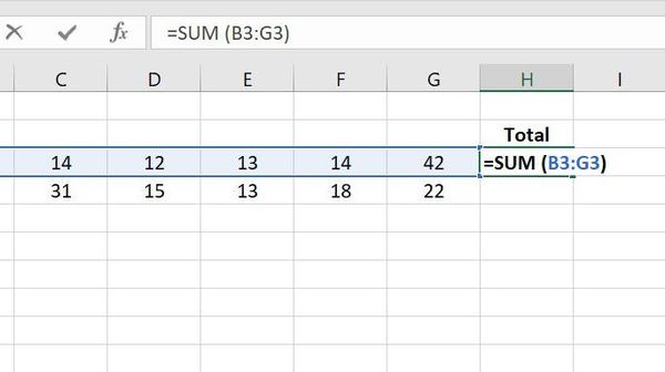 Penjumlahan Horizontal Di Excel: Trik Rumus Ke Samping! 7 microsoft