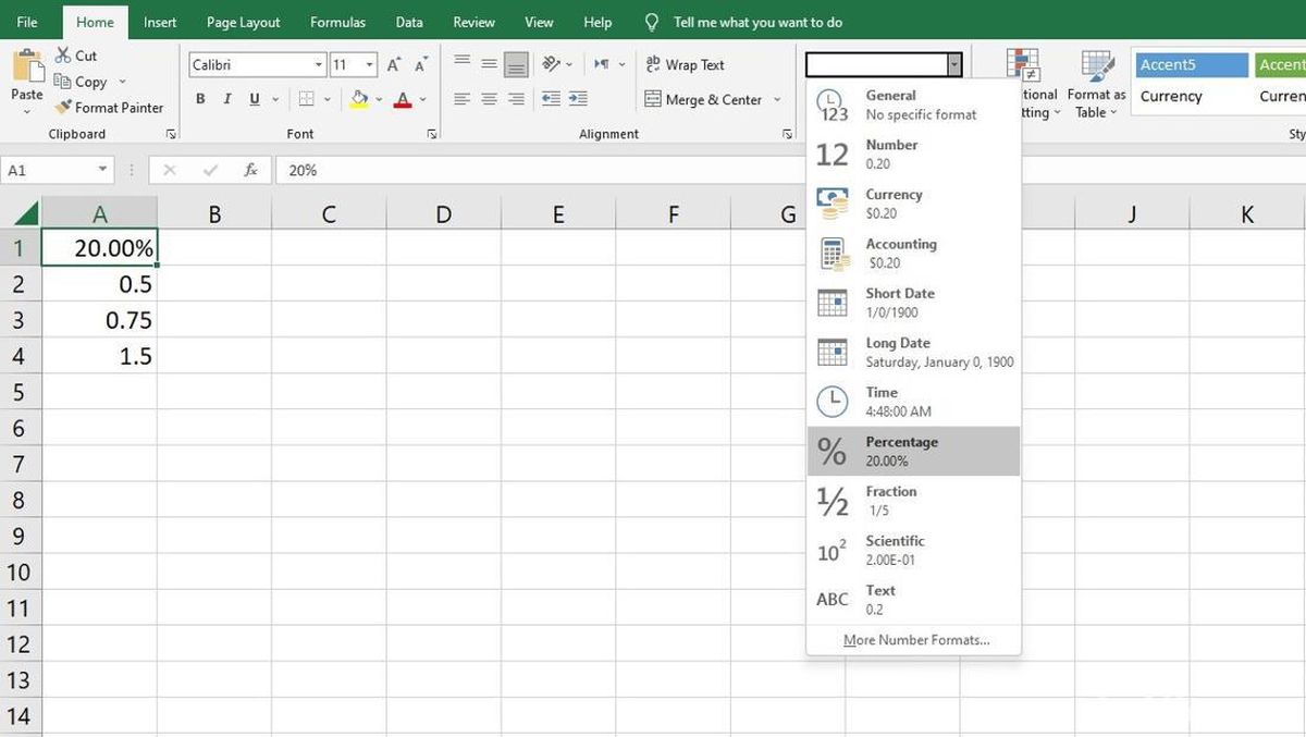 Cara Menambah Persentase Di Excel: Analisis Kenaikan Data! 6 rumus persen excel 6 169